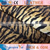 Tiger Pattern Custom OEM Print Sofa Leather