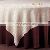 Ivory Jacquard Table Overlay thumbnail-1