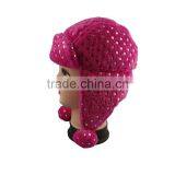 Wholesale Knitted Latest Custom Ski Beanie Hats With a Ball thumbnail-1