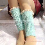 Popular Europe Twist Knitted Warm Wool Boot Socks thumbnail-3