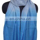 90% Pashmina Wool /10% Silk Ombre Shawls Scarves Stoles