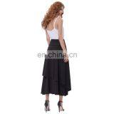 Belle Poque Women's Black Vintage Retro Gothic Style Irregular Skirt 37" BP000344-1 thumbnail-5