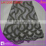 Afriacn Cheap Lace Fabric Cotton Lace Fabric Voile Lace thumbnail-2