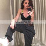 2020 Autumn Baggy Ankle-length Trousers Women Casual Loose Elastic Waist Sports Pants Candy Color Sweatpants thumbnail-5