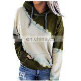 Autumn/winter European and American Women's Blouse Loose Tie-dye Printed Long Sleeve Hoodie Sweatshirts thumbnail-3