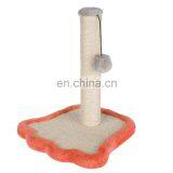 Orange Animal Shape Mdf Cardboard Cat Scratch With Plush Toy thumbnail-1