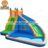 HAPPY LION Inflatable Bouncer,4x3x2.5m New Nylon Oxford Inflatable Bouncer for Kids and Child