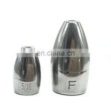 5 Colors 97%TUNGSTEN Bullet Shape Fishing Sinkers Flipping Fishing Weight for Freshwater Saltwater Fishing thumbnail-2