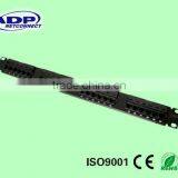 19" UTP Rj45 CAT5e Cat6 24 Port Patch Panel