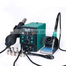 Black/Green YIHUA 8786D I 2-In-1 Hot Air Gun Soldering Station Thermostatic SMD Rework Mobile Phone Repair thumbnail-2