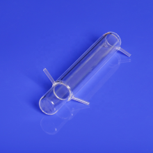 AcidAlkli Resistant TOC-3000 WTC Quartz Glass Reaction Vessel Quartz Processing Tube thumbnail-3