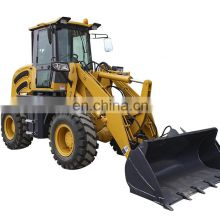 ZL12F  1.2 ton 4*4 drive small front wheel loader with shovel/quick for sale