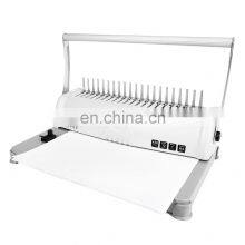 Hot Sale Manual Plastic Comb Binding Machine A4 Size Comb Binder Packing 21 Holes Paper Netbook Binding Machine thumbnail-2