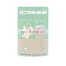 Custom Printing Breastmilk Baby Milkbags Breast Milk Storage Bags 100% BPA Free Transparent Stand up Pouch With Zipper