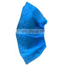 Factory Disposable Shoe Cover Waterproof pe cpe pp blue anti slip dust proof cheap bulk Shoe Cover
