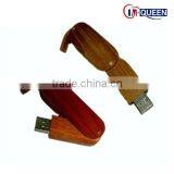 Factory Direct Selling Cheap Price of Swivel Wooden USB Flash thumbnail-1