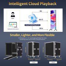 Super High Brightness Indoor Portable LED Display Double Side and Tri-Fold Poster Screen for Advertising thumbnail-6