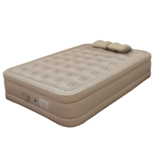 Outdoor Camping Inflatable Mattress for Floor Sleeping During Noon Break, Fully Fitting Fabric Bed, Double Size, Extra High thumbnail-1