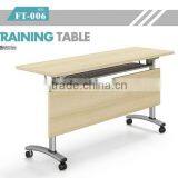 Wooden Top Latest Modern Design Folding Table With Folding Frame