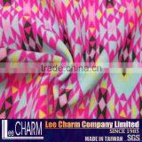 Nylon Spandex Geometry Print Swimming Fabric thumbnail-3