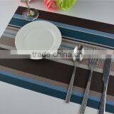 Europe Fashion New Style Blue With Brown Strip Rainbow Placemat thumbnail-2