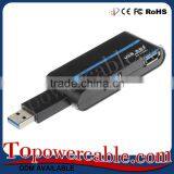 Best Low Price in China Portable 4 Port Usb 3.0 Port Hub With Card Reader