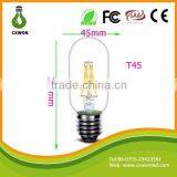 360 Degree T45 Candle 4W Filament Lamp E14 E27 B22 Super Bright 110v 220v Shenzhen Filament Bulb Led