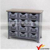 Galvanized Tin Metal Small Drawing Cabinet thumbnail-1