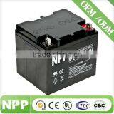 12v40ah Gel deep cycle battery for sunlight