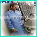 Clean Room Disposable Lab Coat With Elastic Cuff thumbnail-3