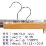 1220 OEM&ODM Service China-made Plastic as Wooden Cheap Cheap Plastic Hanger Pants Hanger
