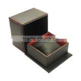 Seamed Tube Leather Watch Box With Pillow thumbnail-2