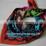 lady scarf fashion 90cm square 100% silk scarf lady scarf