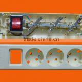 European Style 3 Way Extension Power Socket With Earth With Switch (E5003ES) thumbnail-5