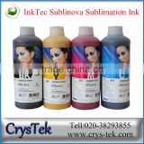 CRYSTEK Korea InkTec SubliNova sublimation ink for for cotton fabric ricoh dx5 inkjet printing printers
