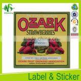 Best Selling Frozen Food Label Organic Food Label Canned Food Label