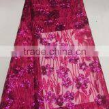 CL60070 Top Grade Quality Fashionable Net Emboridery Lace With Sequins,french Lace Fabric Dress Fabric thumbnail-1