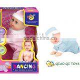 10 Inch Lovely B/O Crawling and Music Baby Doll thumbnail-1