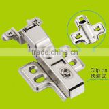 Half-overlay Soft-closing cabinet aluminum frame door hinges with clip-on(HH2112)
