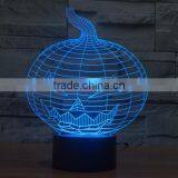 Pumpkin Shape Decorate in Hallowmas Novelty 3D Led Night Light Lamp Kids Baby Bedroom thumbnail-3