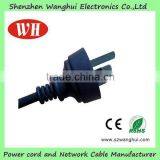 Black 3 Pin Rubber Australia Power Cord for Household Appliance thumbnail-3