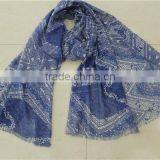 In Stock Geometric Figure Polyester Printed Scarf