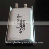 Li-polymer Battery 3.7v With 400mah Smart Rechargeable Li-polymer Battery 602035
