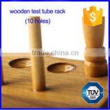 6-12 Holes Hospital Medical Lab Wooden Test Tube Rack thumbnail-2