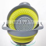 collapsible colander and mixing bowl set