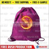 Superhero Sport Gym Birthday Party Favor Recycable Shopping Custom Drawstring Bag thumbnail-3