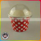 Disposable Ice Cream Paper Bowl With Lid thumbnail-1