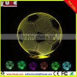 USB Rechageable 3D Acrylic Table Lamp With LED Light