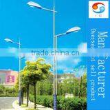 12M Hot Dip Galvanization Double Arms Street Light Pole