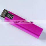 factory supply the cheapest best price portable power bank charger with LCD oled screen display